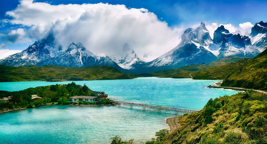 Chile i piękny widok na góry