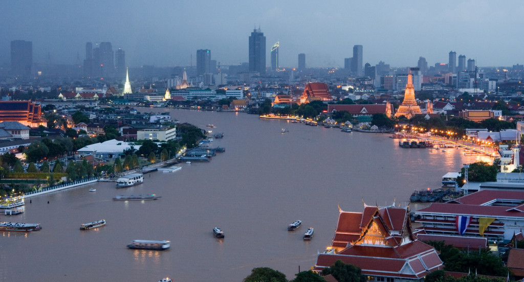 Rzeka Chao Phraya w Bangkoku