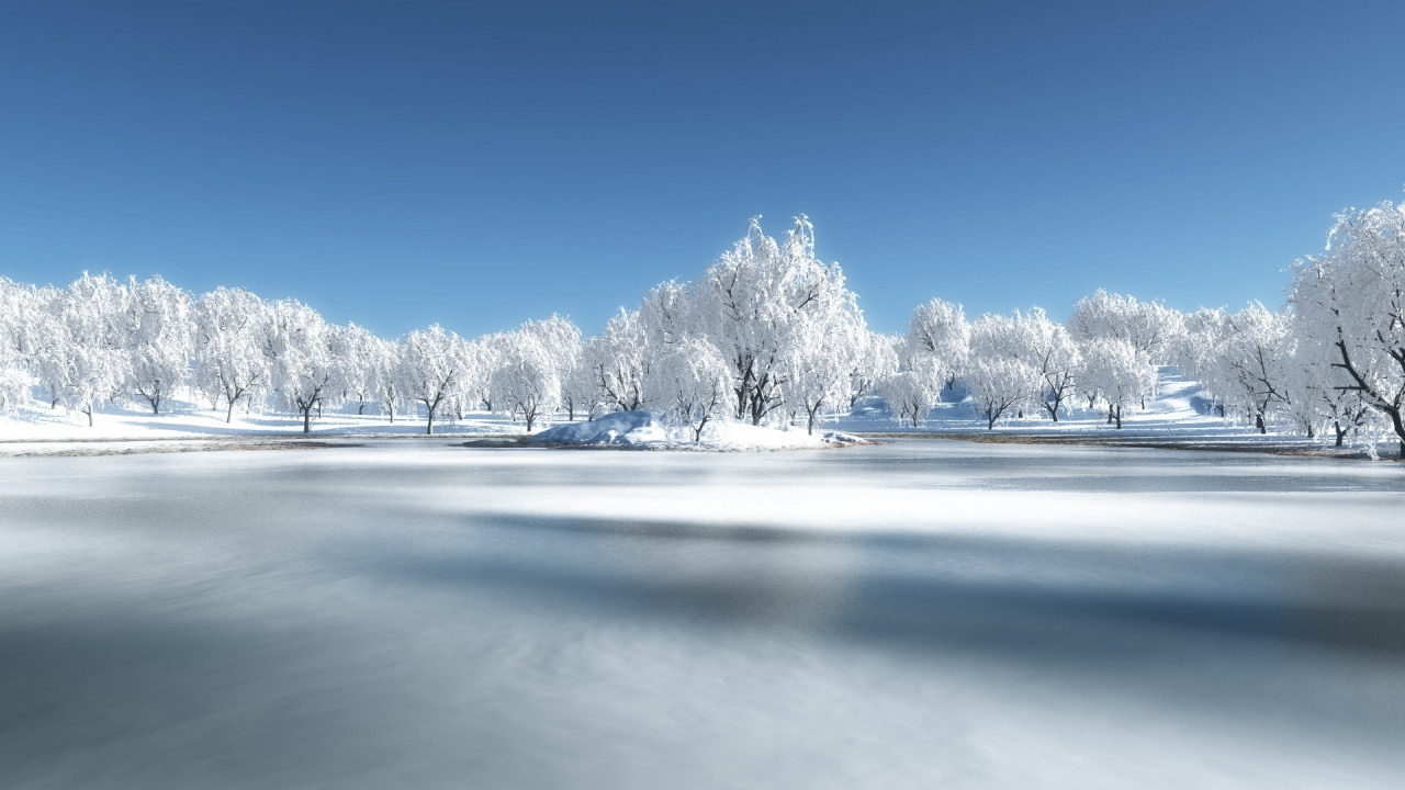 Krajobraz zima 66