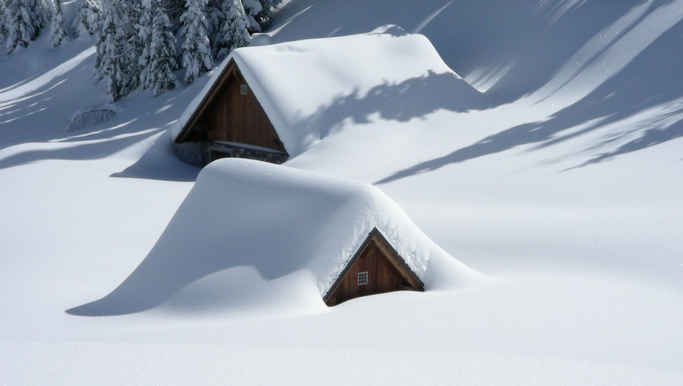 Alm, Friuli, Opady, Śnieg