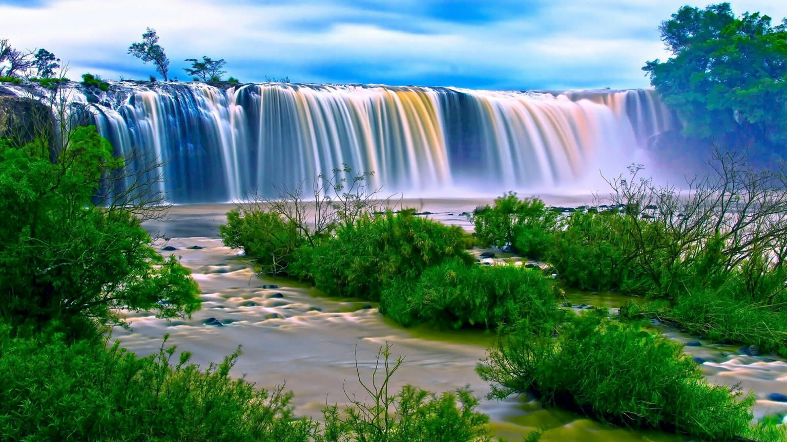 Wodospad, Krajobraz