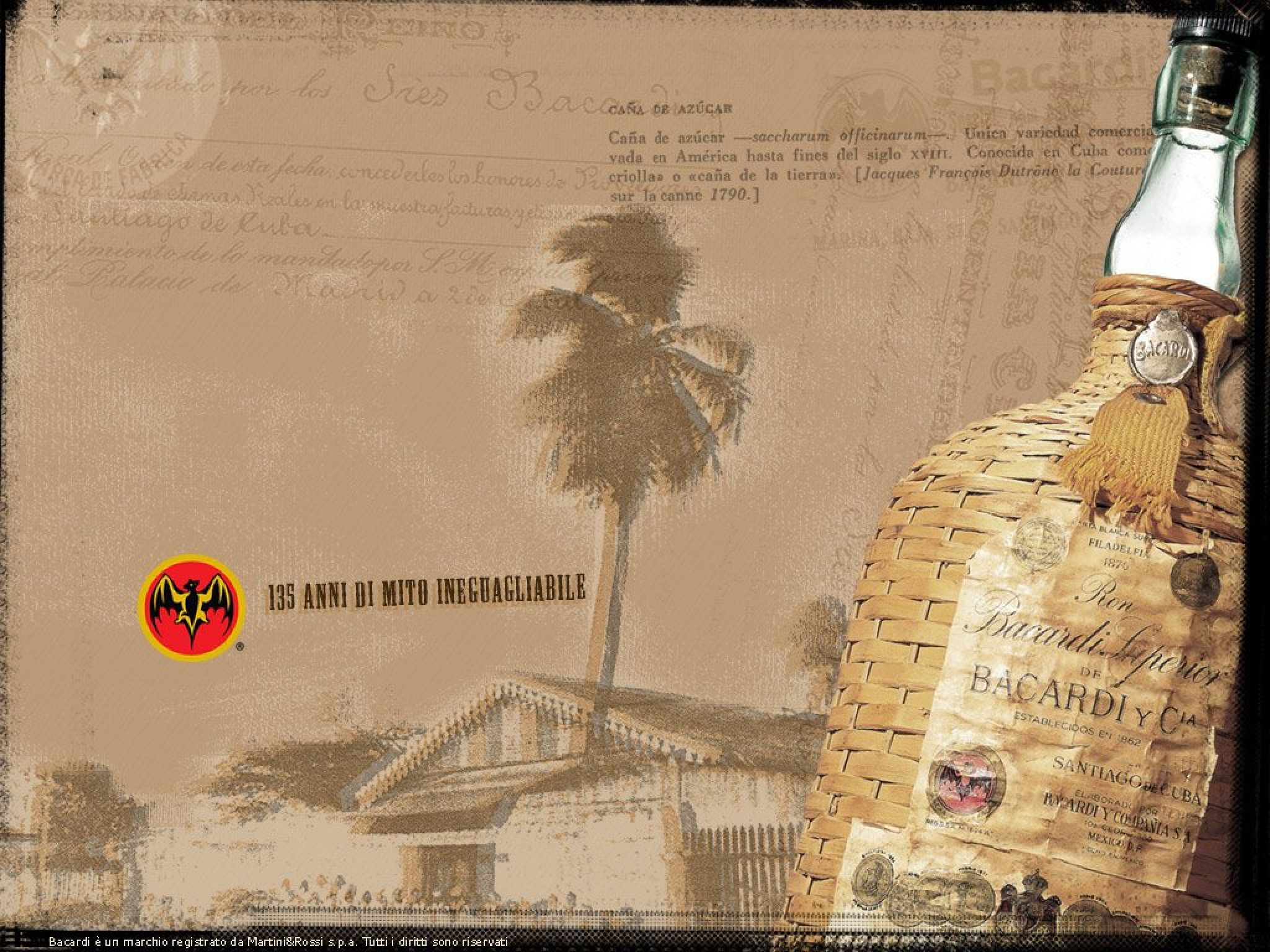 TAPETA ALKOHOLE RUM 12