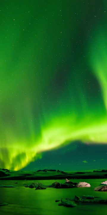 Zorza Polarna pod Aurora Borealis
