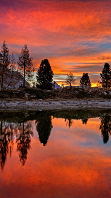 Lago Di Limides-Dolomity