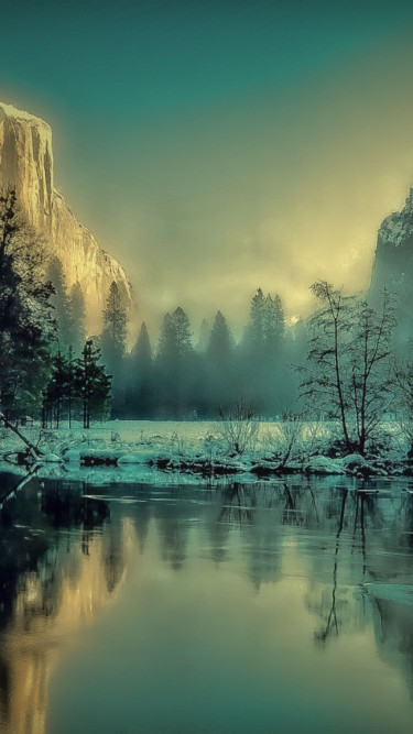Park Narodowy Yosemite zimą