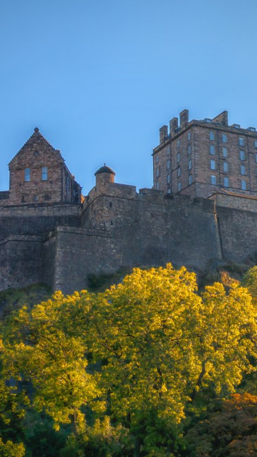 Zamek w Edynburgu jako symbol Szkocji