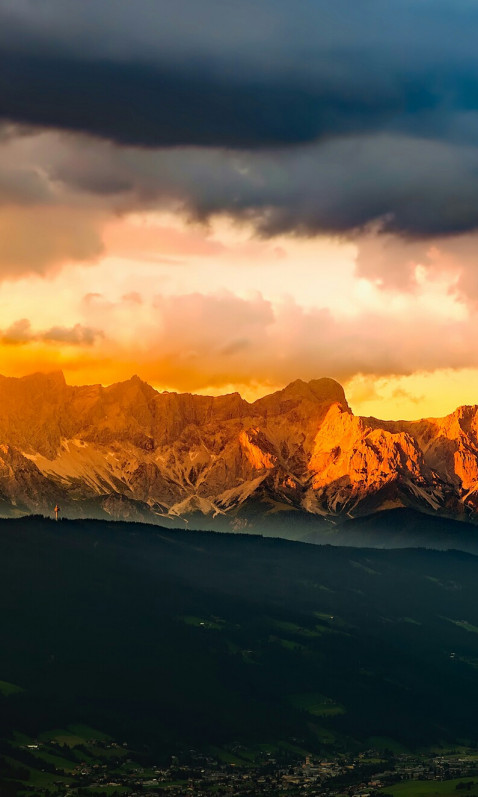 Piękne góry w Austrii