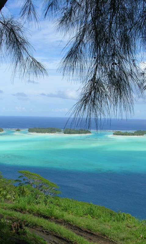 Krajobraz na Bora Bora