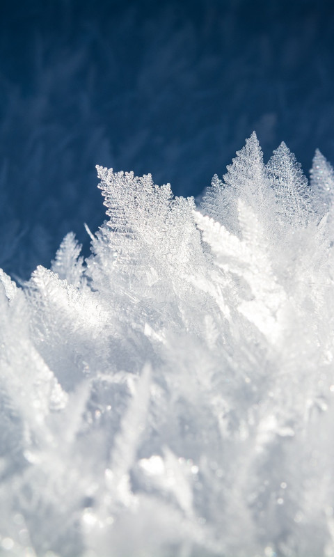 Lód, Eiskristalle, Śnieg