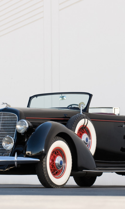 Lincoln K Dual Windshield Convertible Sedan by LeBaron '1936.jpg