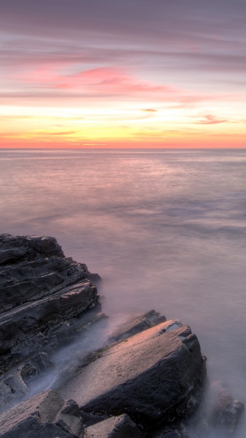 Plaża, Skały, Ocean