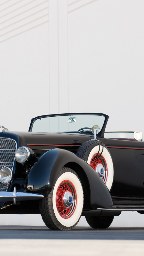 Lincoln K Dual Windshield Convertible Sedan by LeBaron '1936.jpg