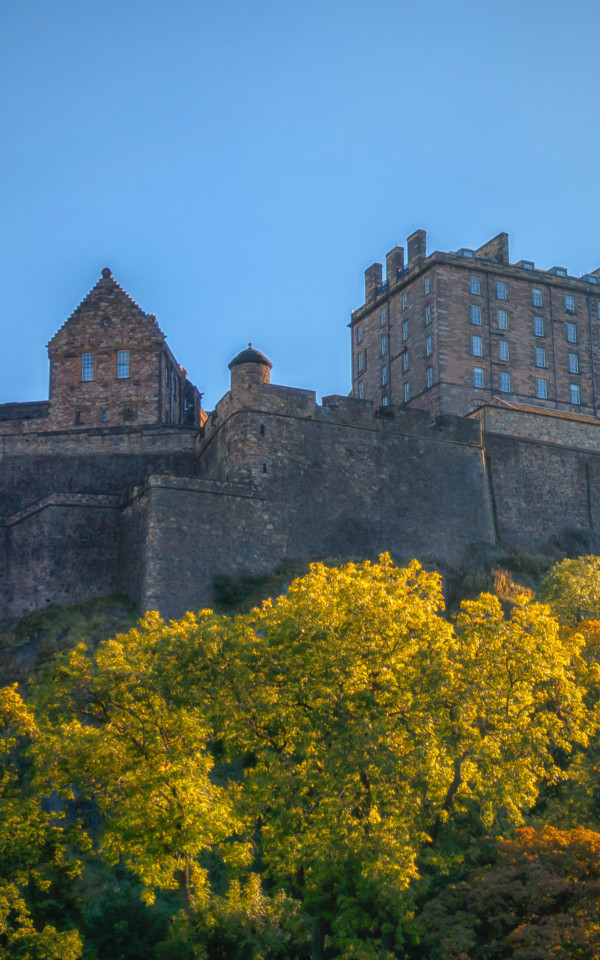 Zamek w Edynburgu jako symbol Szkocji