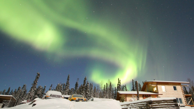 Zorza Polarna pod Aurora Borealis