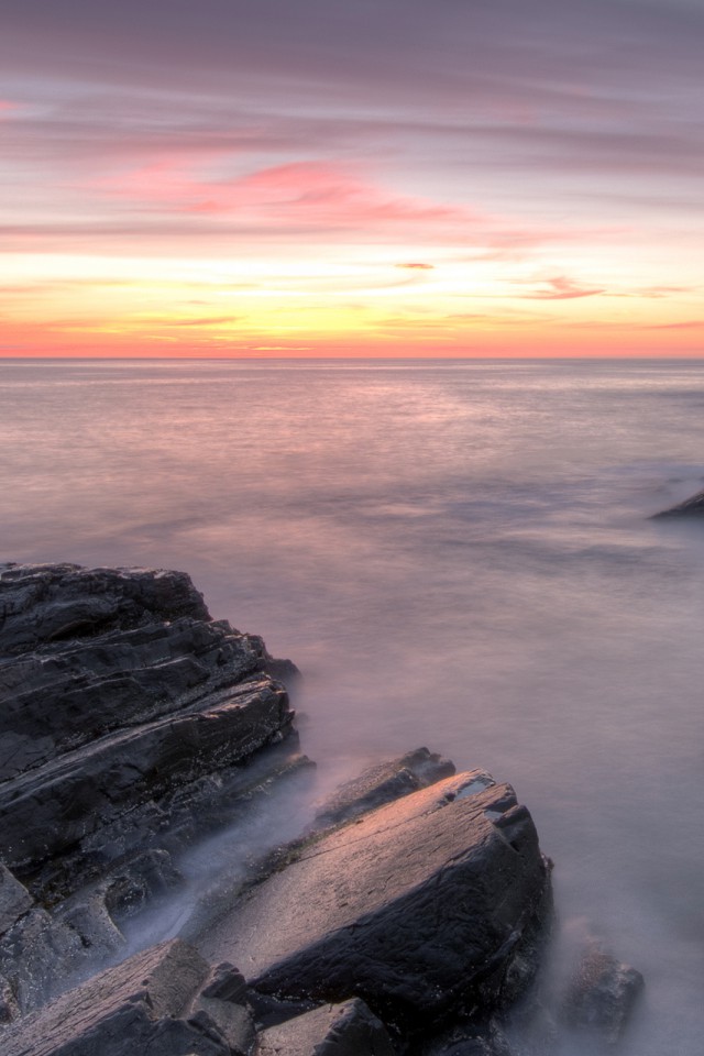 Plaża, Skały, Ocean