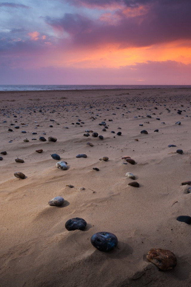 Plaża po sztormie