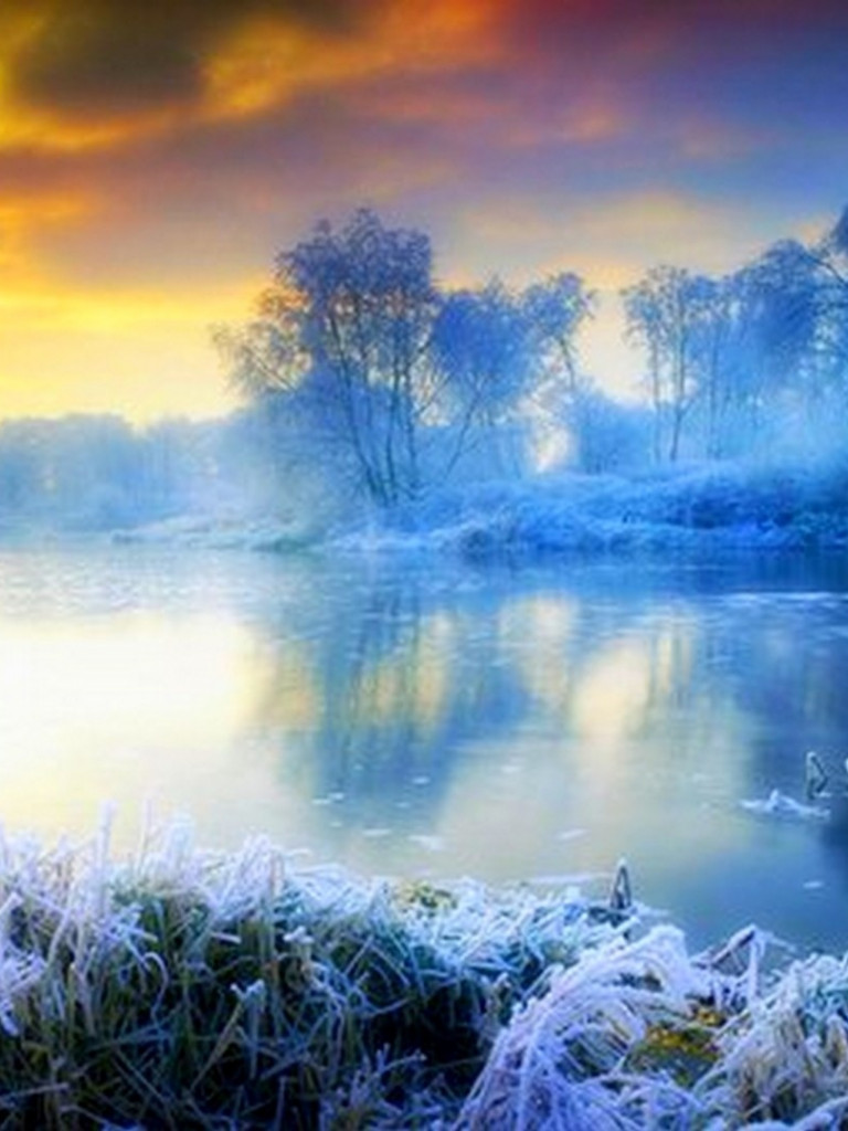 Rzeka zimą