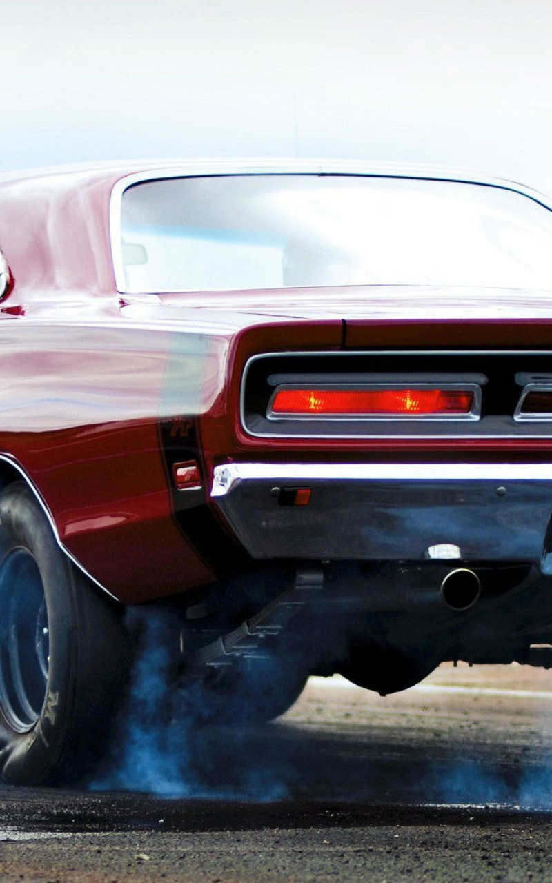 muscle car burnout