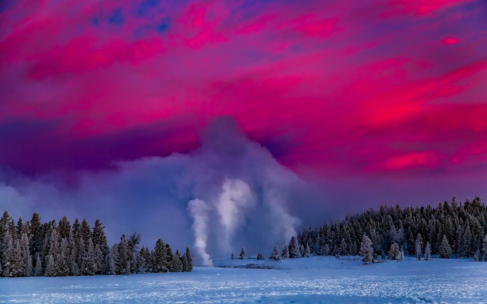 Gejzery w Yellowstone