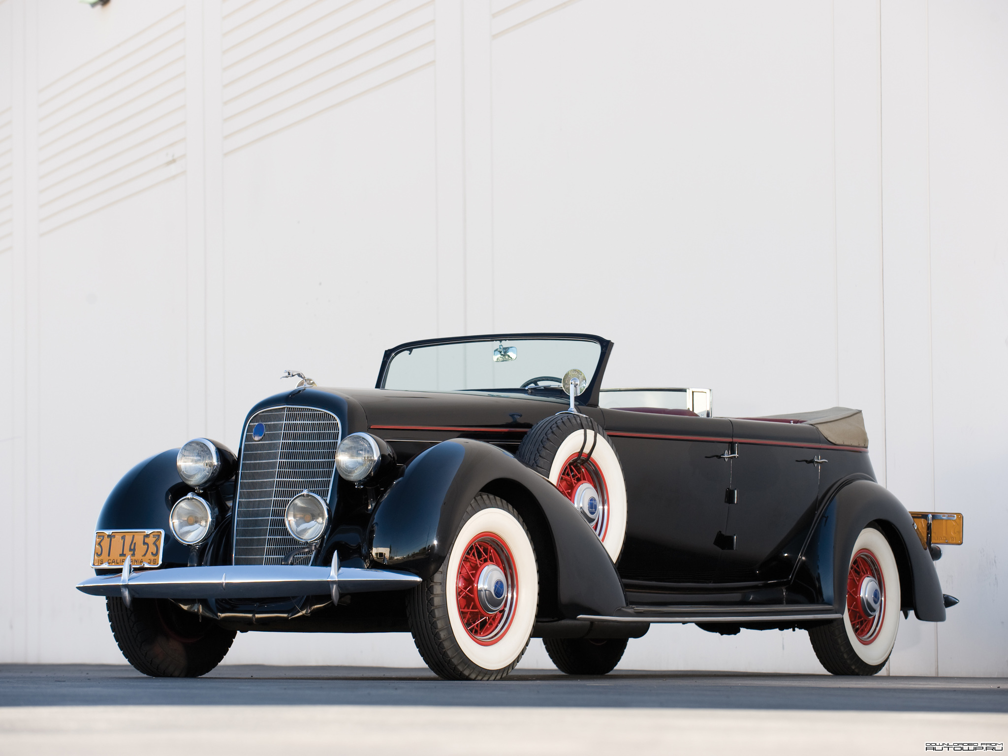 Lincoln K Dual Windshield Convertible Sedan by LeBaron '1936.jpg