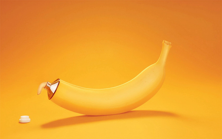 Tapeta Bananowy klej