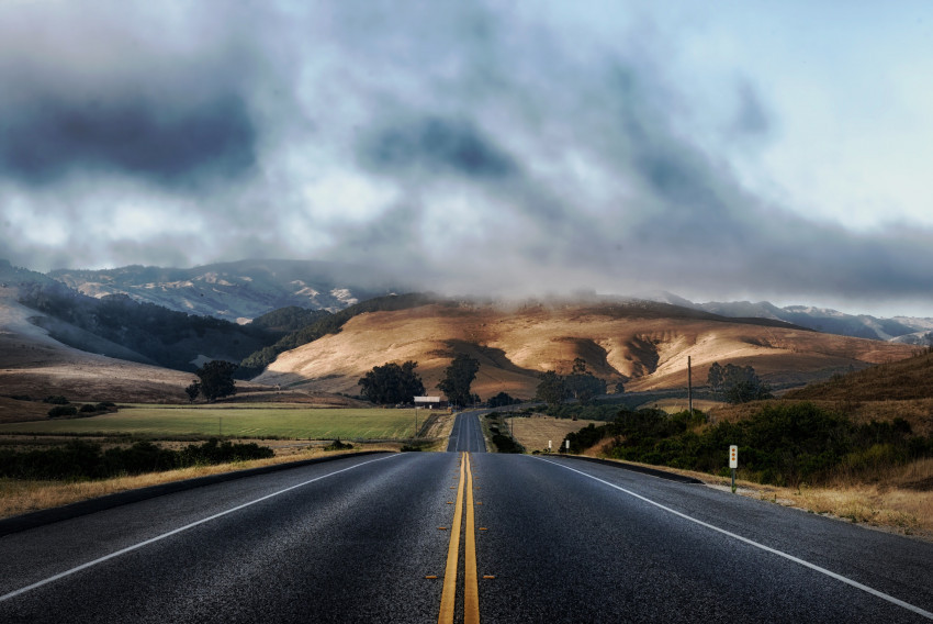 Tapeta California, Drogi i autostrada