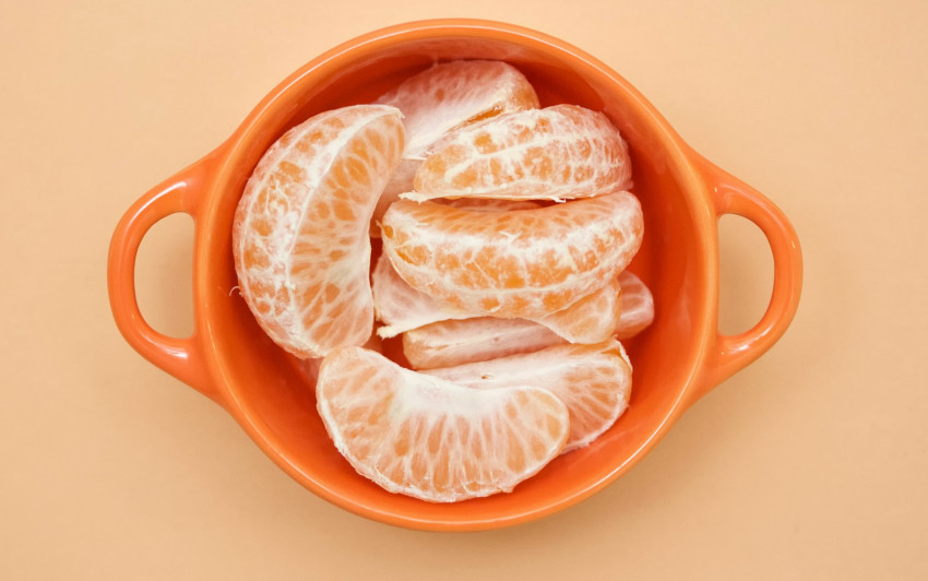 Tapeta Cząstki pomarańcza
