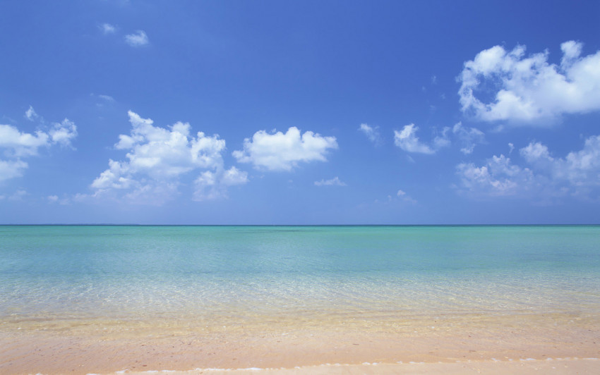 Tapeta Plaża i błękit morza