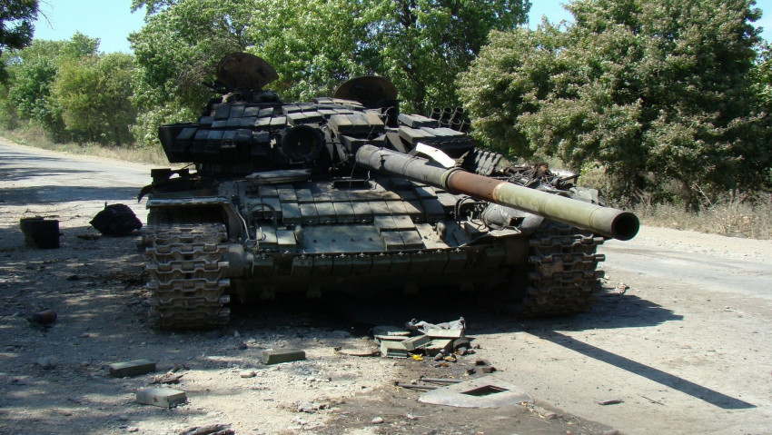 Tapeta Uszkodzony czołg