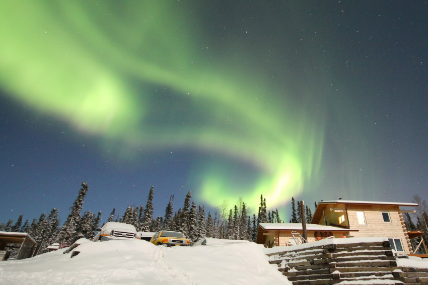 Tapeta Zorza Polarna pod Aurora Borealis