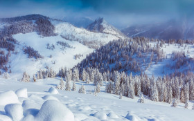 Tapeta Austria i zima w górach