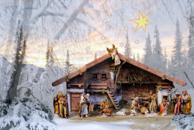 Tapeta Boże Narodzenie w Betlejem