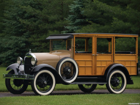 Tapeta Ford Model A Woody Station Wagon '1929.jpg