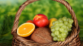Tapeta Koszyk z owocami