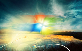 Tapeta Logo Windowsa 7