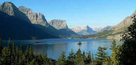Tapeta Panorama na jezioro Saint-Mary