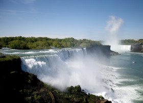 Tapeta Widok na wodospad Niagara