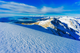 Tapeta Włochy, góry i śnieg