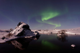 Tapeta Zorza Polarna pod Aurora Borealis
